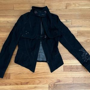 Gsus black felt jacket